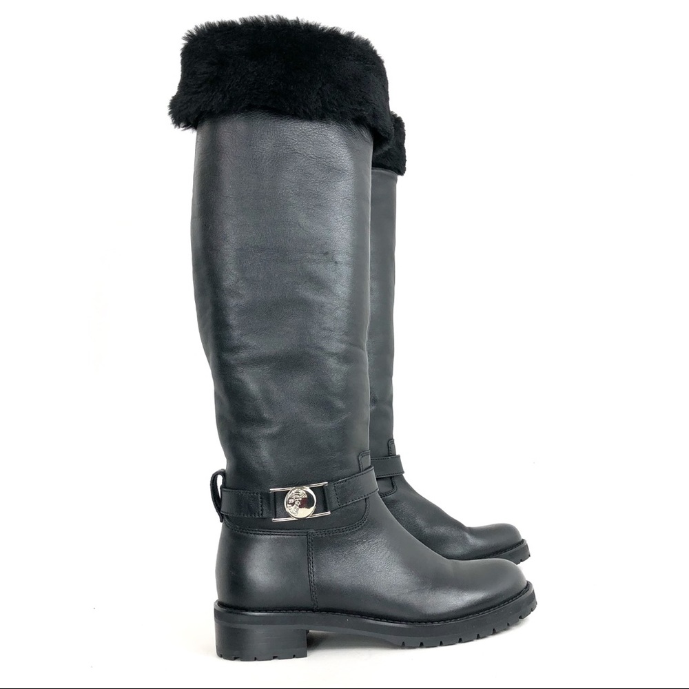 Versace Collection Made in Romania Black Boot Sz37